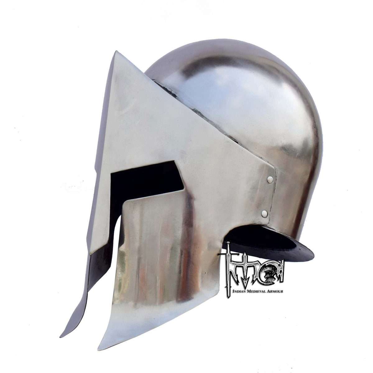 Bronze Antique Spartan Helmet Medieval Armour
