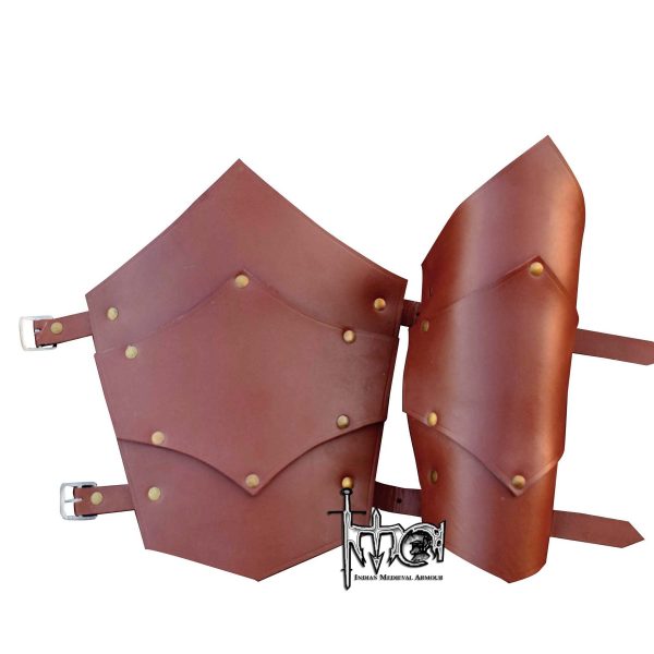 Brown Leather Arm Guard