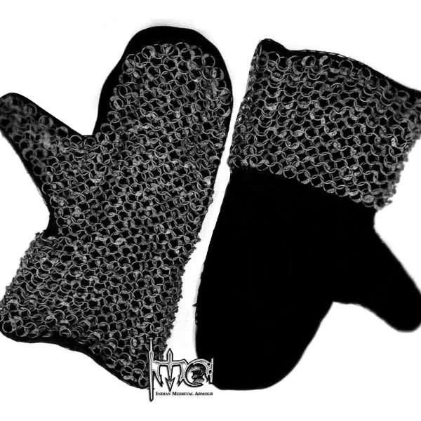 Medieval Chainmail Gloves