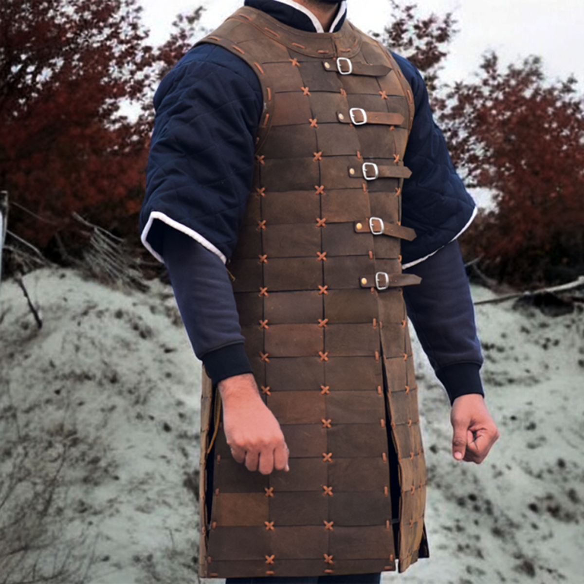 Viking Warrior Leather Brigandine