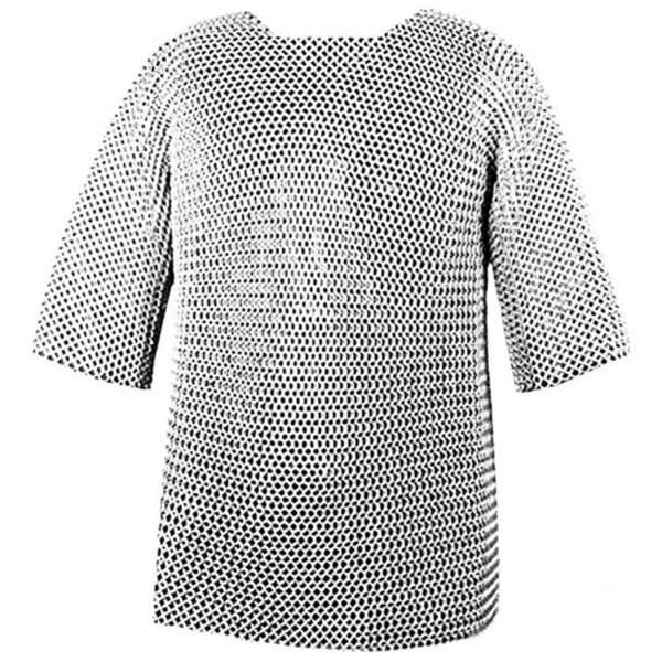 9mm Butted Chainmail Haubergeon Zinc Plated