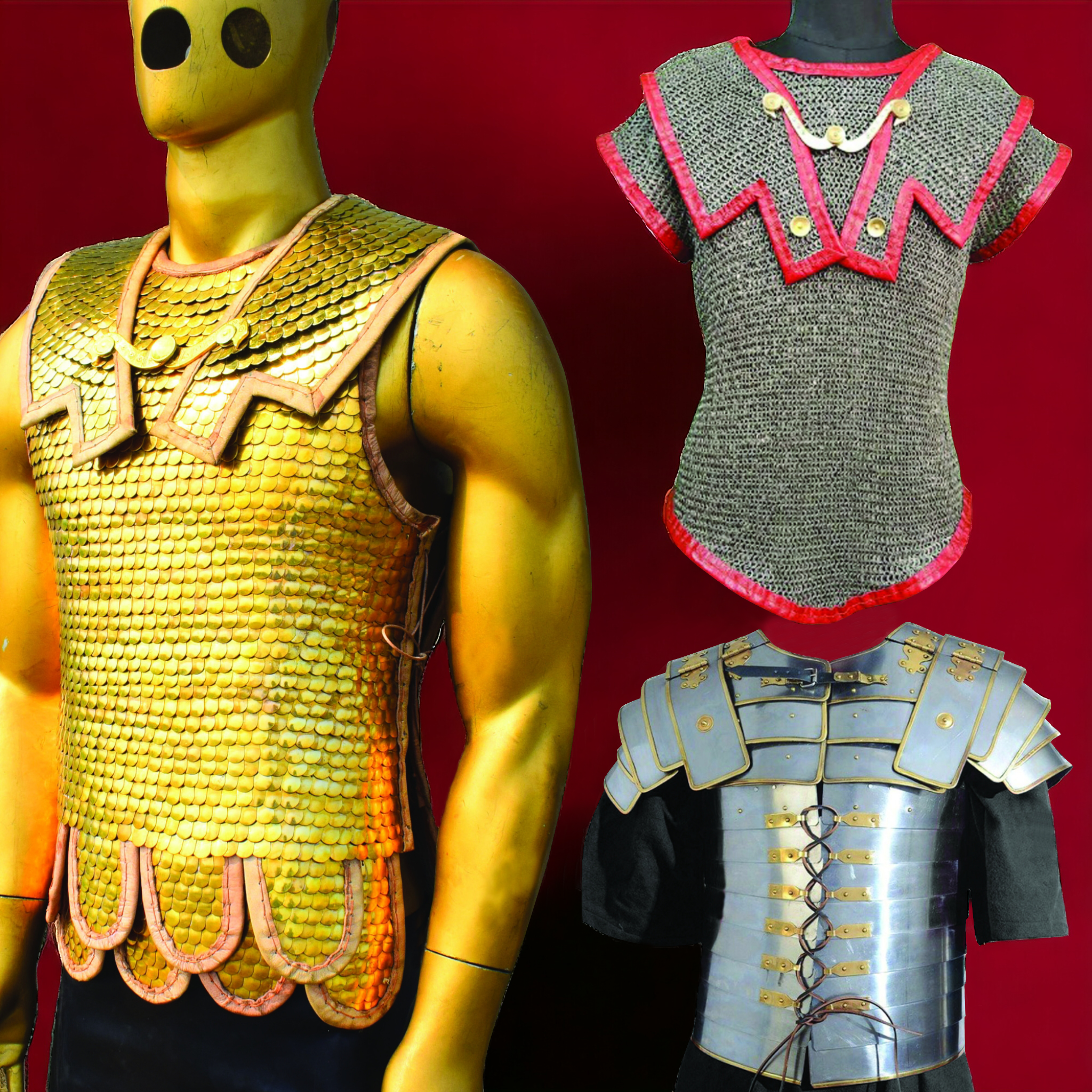 Roman Lorica Armors: Hamata, Squamata, Segmentata, and Musculata