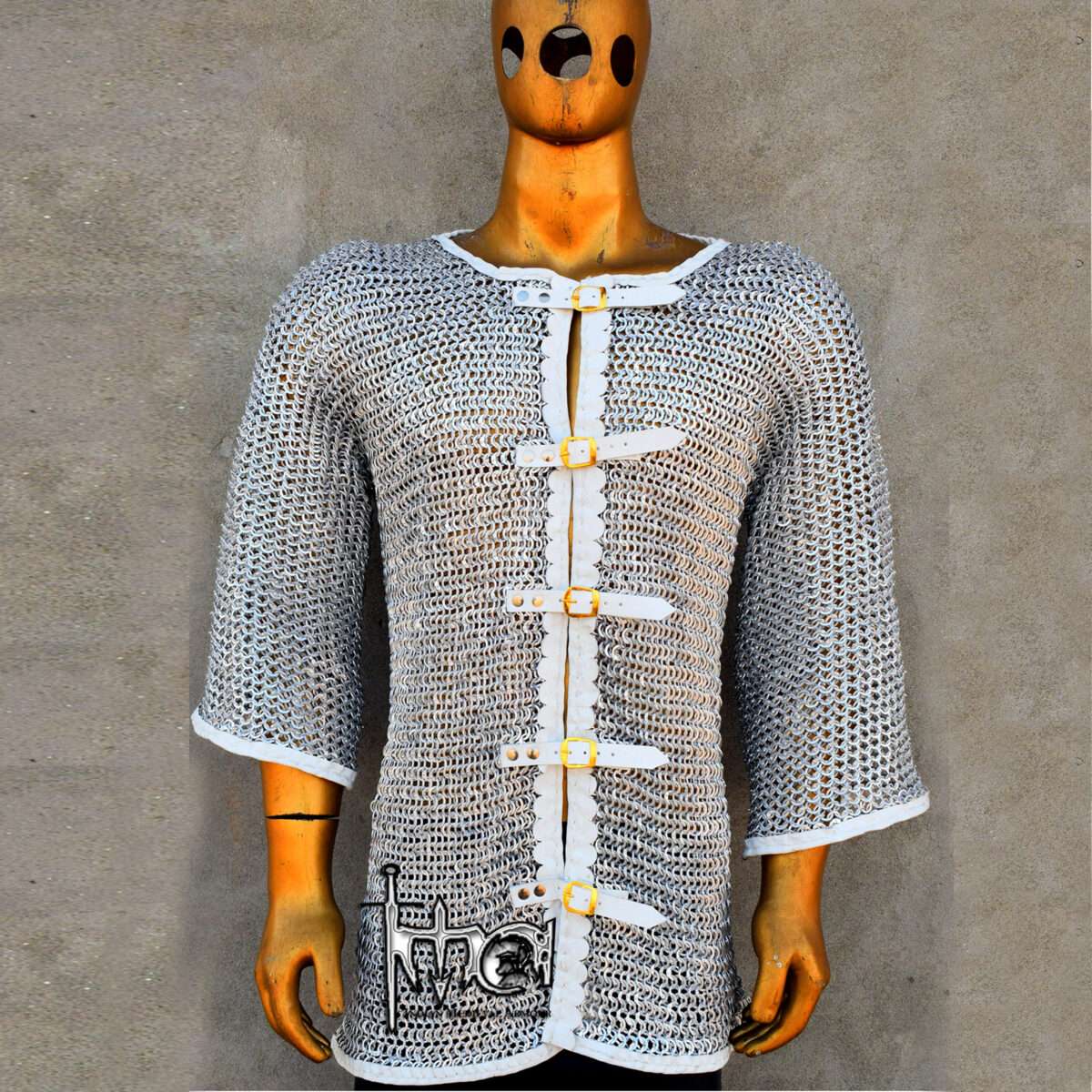 Aluminum Chainmail Shirt 10mm Flat Ring Riveted