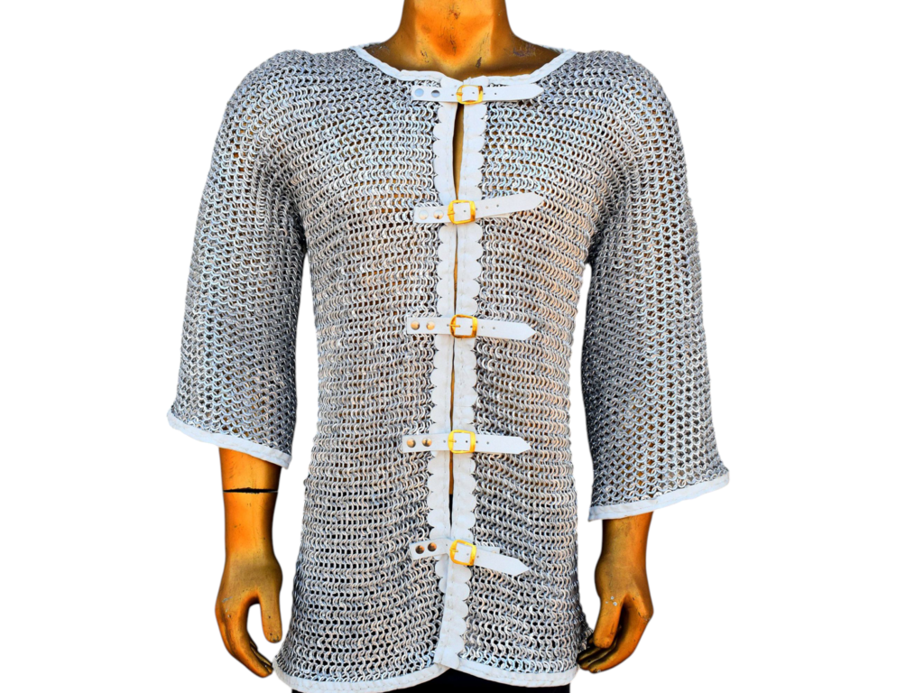 Aluminum Chainmail Shirt 10mm Flat Ring Riveted