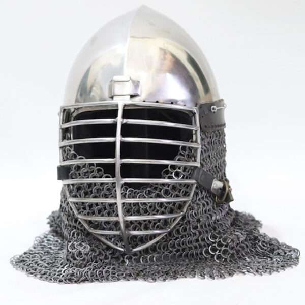 Medieval-Cervelliere-Helmet-for-SCA-Combat-and-Reenactment