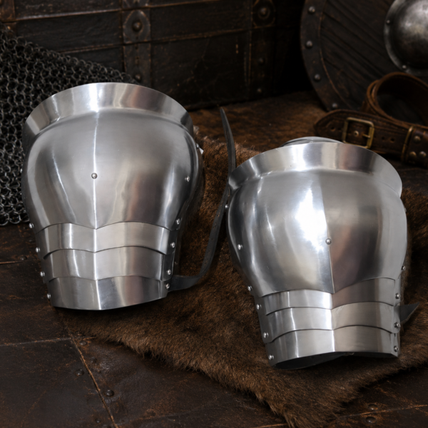 medieval-steel-pauldrons-reenactment-buhurt-shoulder-armour