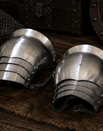 medieval-steel-pauldrons-reenactment-buhurt-shoulder-armour