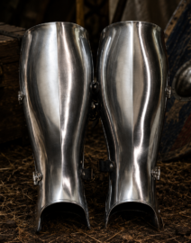 14th Century Medieval Steel Greaves
