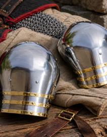Steel Pauldrons Medieval Shoulder Armour